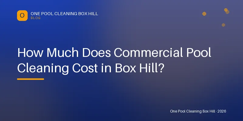 How Much Does Commercial Pool Cleaning Cost in Box Hill? — Blog guide